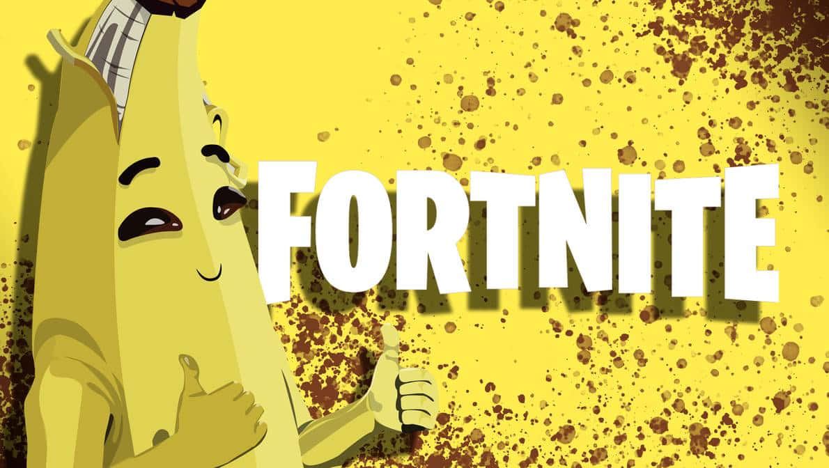 Step Into The Virtual World With Fortnite Peely Wallpaper