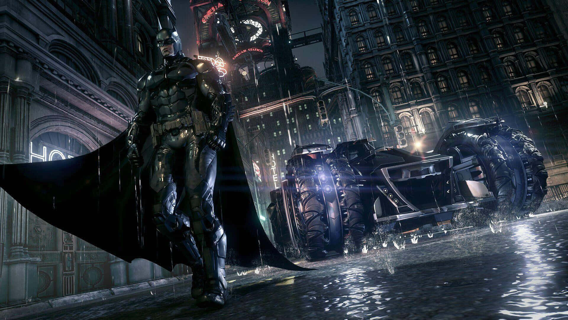 Step Into The World Of Batman With This Hd Wallpaper Wallpaper