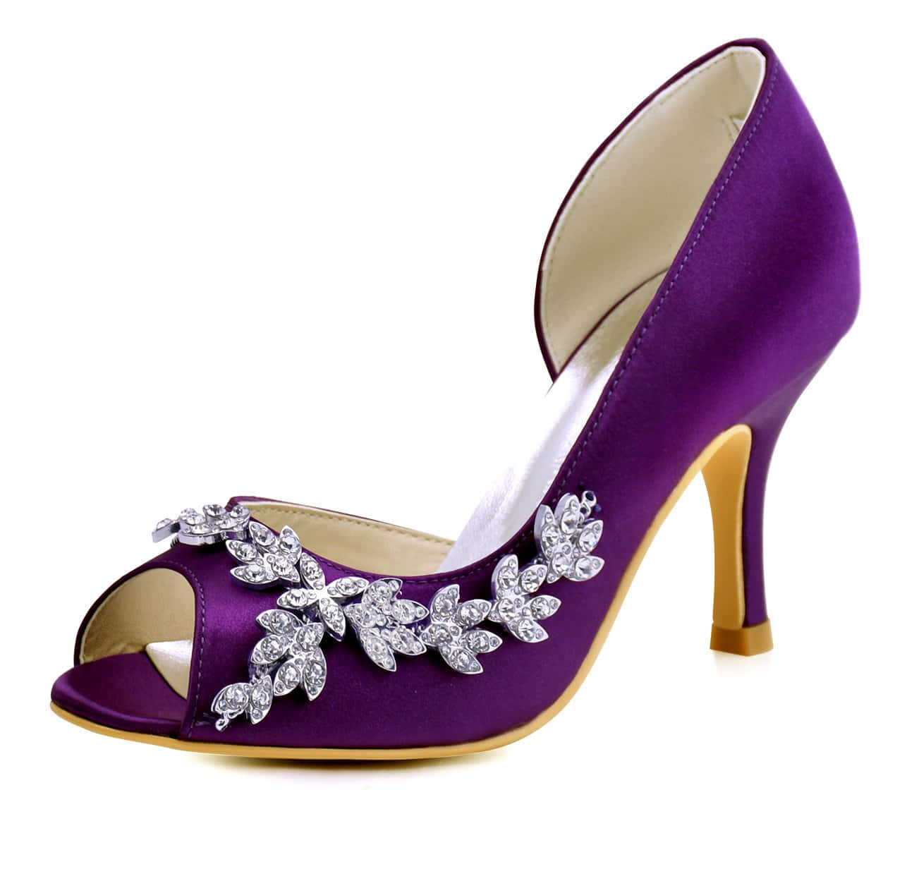 Step Out In Style With Purple Shoes Wallpaper