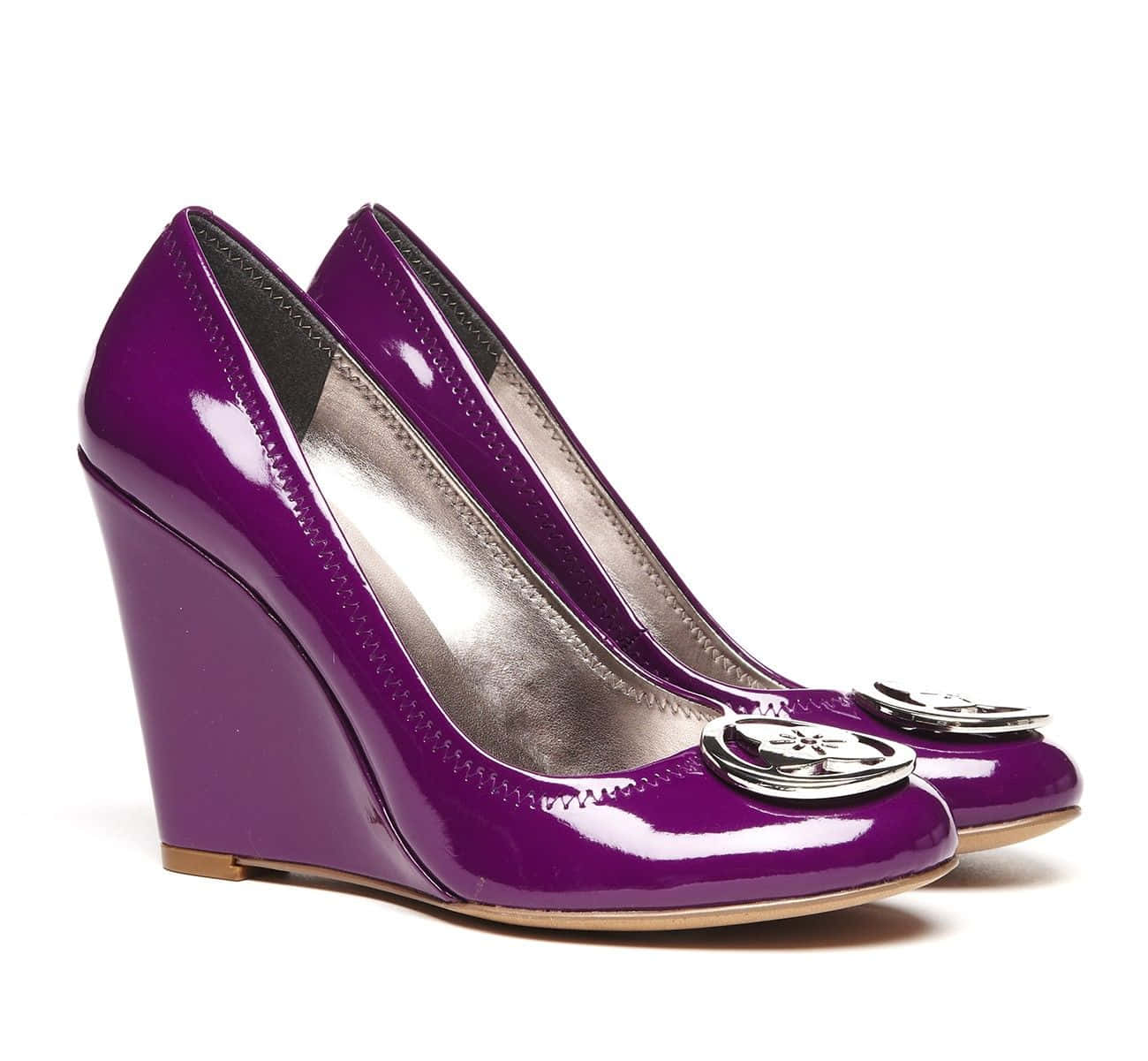 Step Out In Style With These Stunning Purple Shoes! Wallpaper