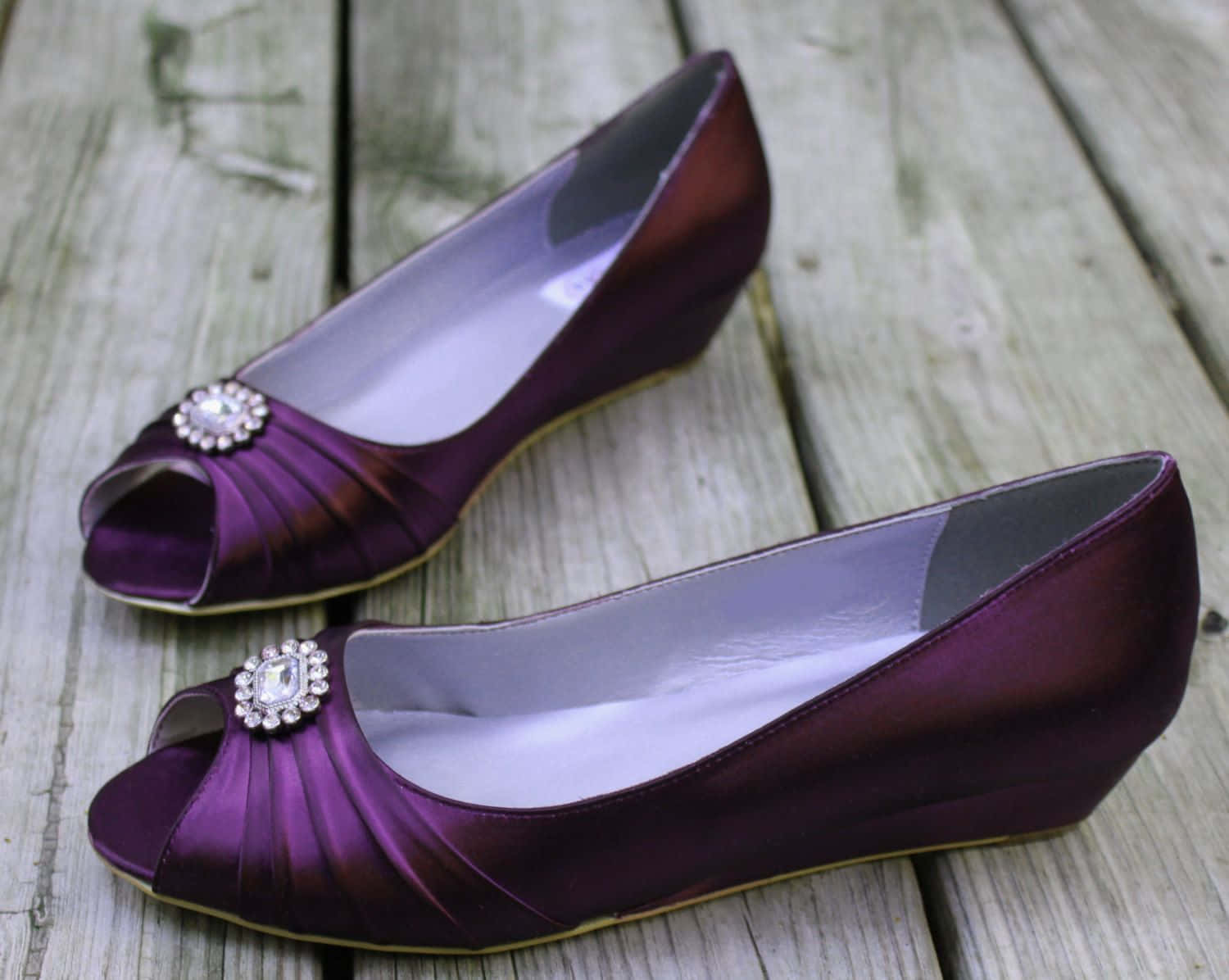 Step Out In Style Withpurple Shoes Wallpaper