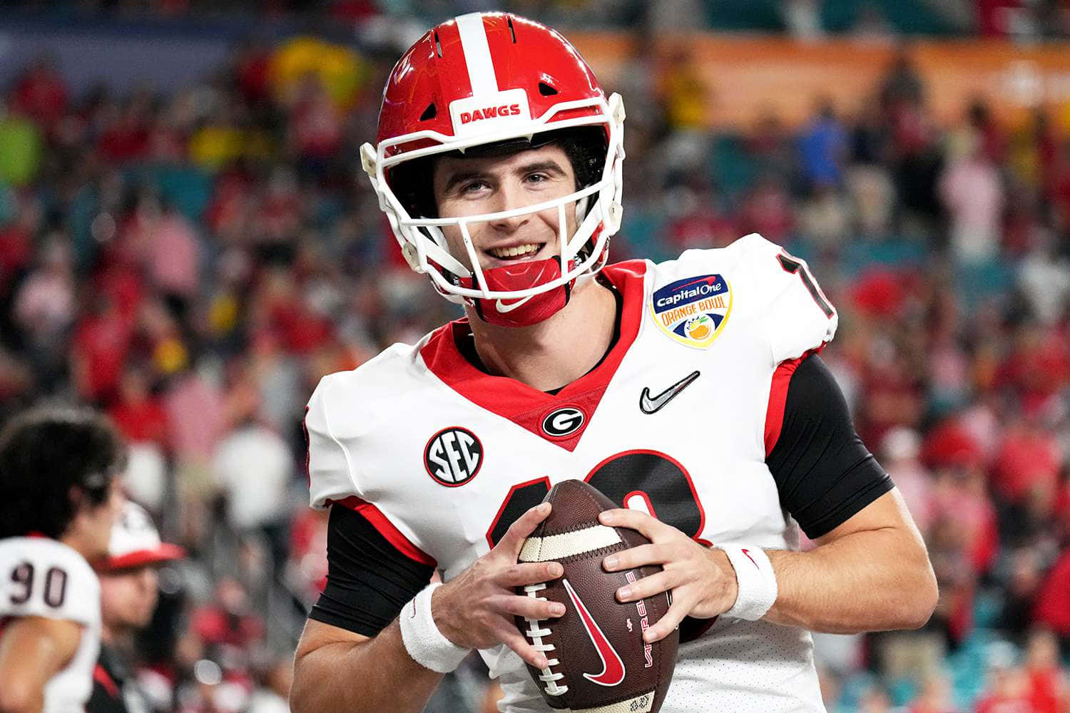 Stetson Bennett Georgia Bulldogs Quarterback Wallpaper