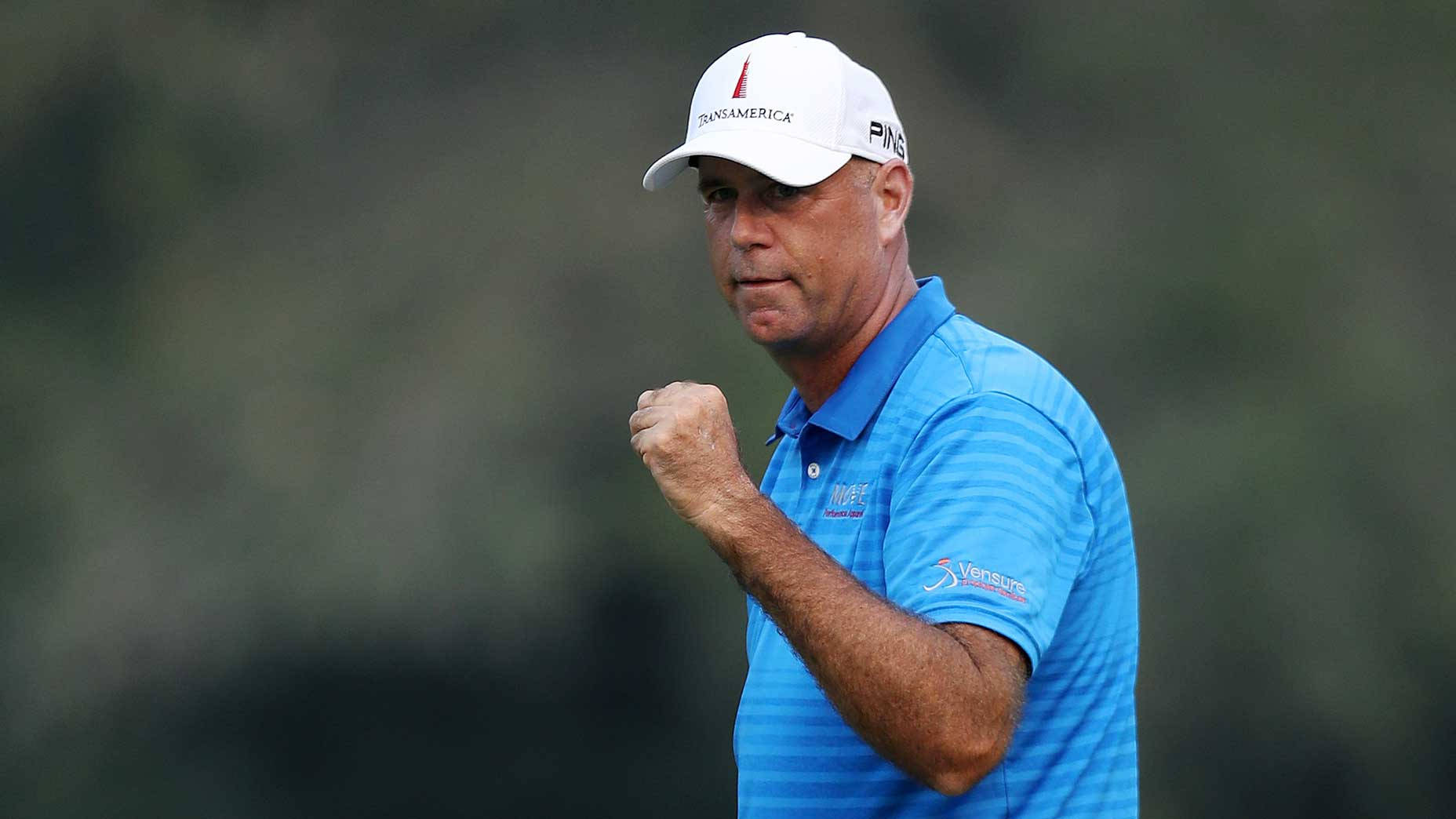 Stewart Cink Clenching A Fist Wallpaper