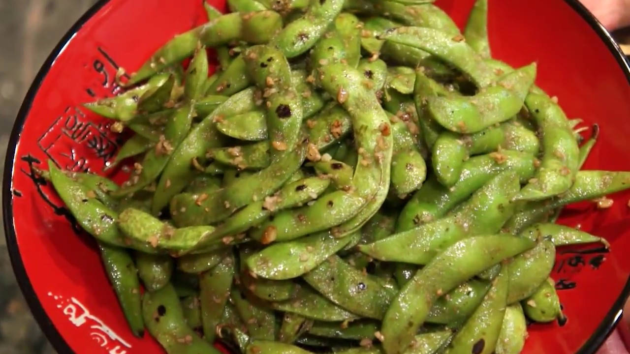 Stir Fried Edamame Beans Wallpaper