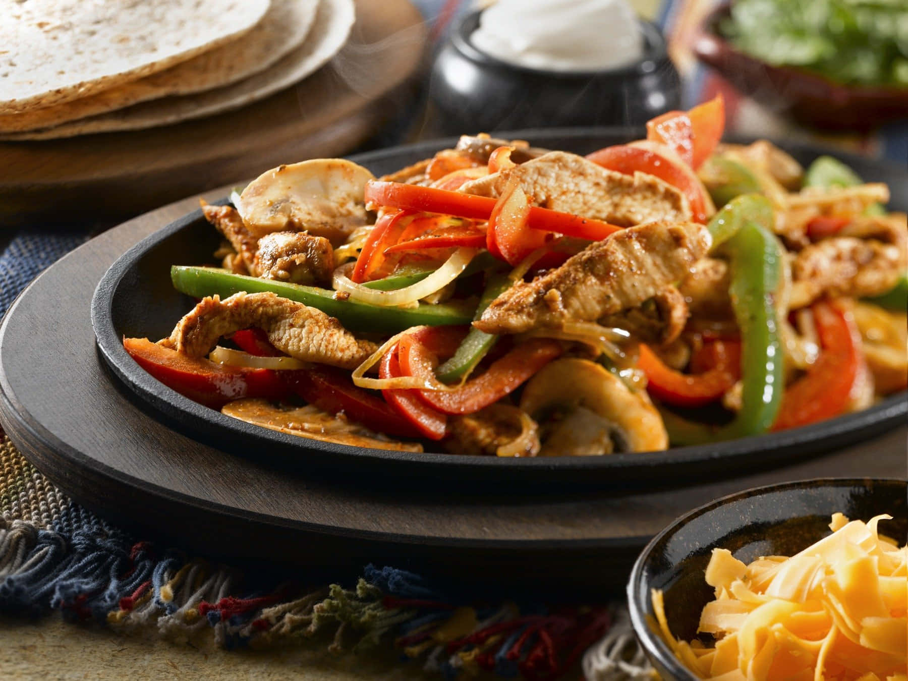 Stir Fry Mexican Food Wallpaper