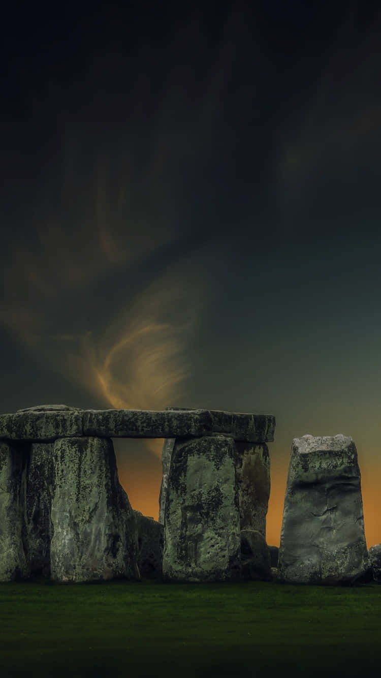 Stonehenge Dark Aesthetic Scenery Wallpaper