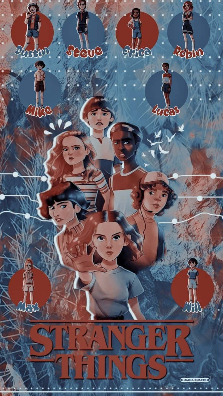 Stranger Things Girly Mashup Wallpaper