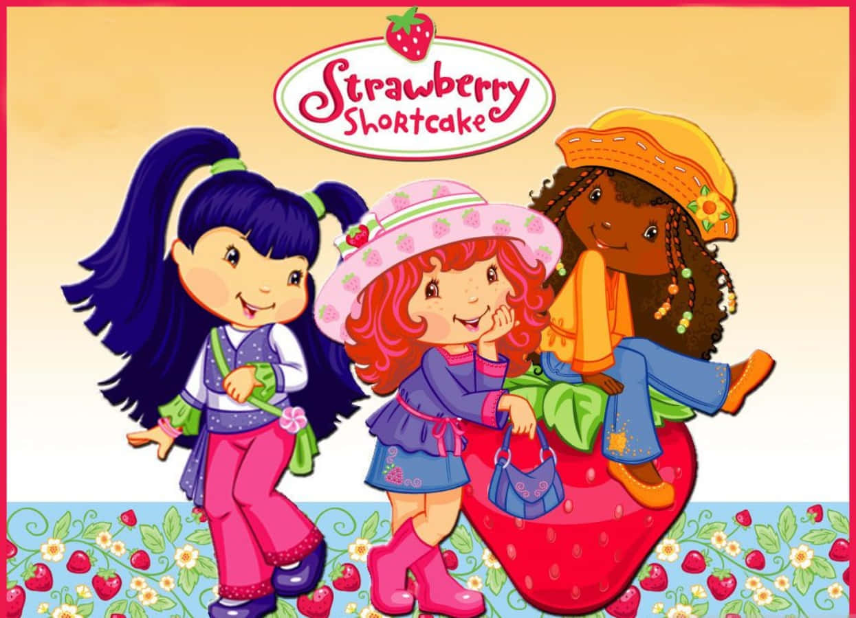 Strawberry Shortcakeand Friends Celebration Wallpaper