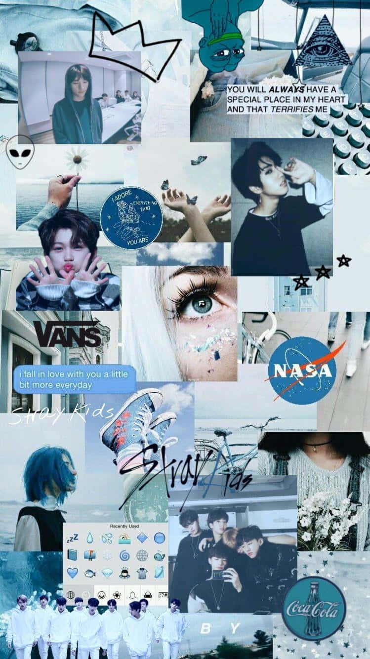 Stray Kids Aesthetic Collage Wallpaper