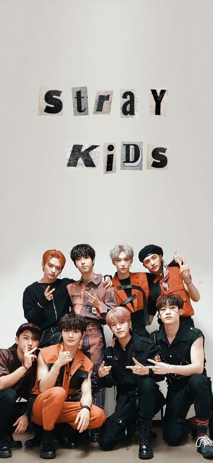 Stray_ Kids_ Group_ Pose_ Aesthetic Wallpaper