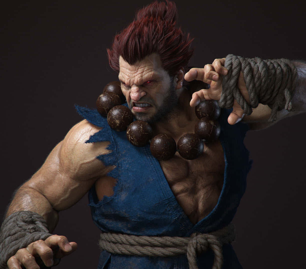 Street Fighter Akuma Fierce Stance Wallpaper