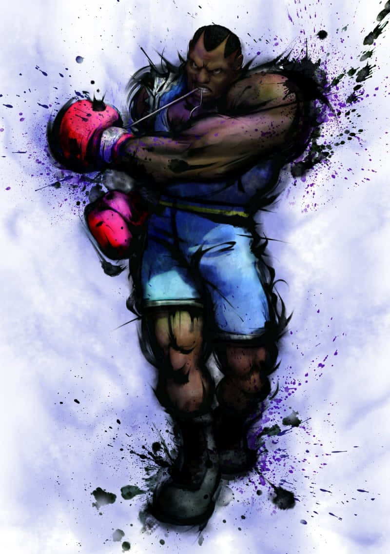 Street Fighter Balrog Power Punch Wallpaper