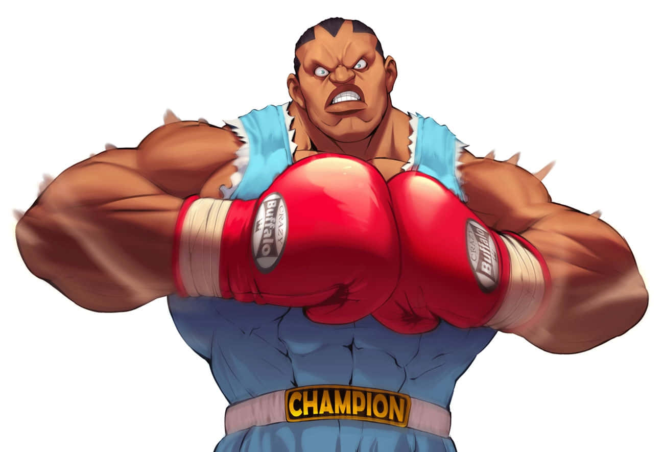 Street Fighter Balrog Readyto Fight Wallpaper