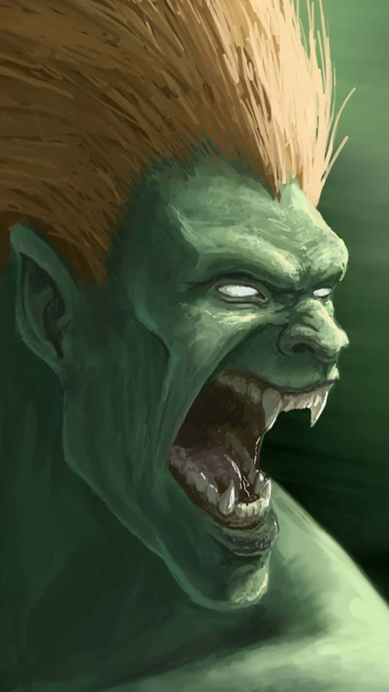 Street Fighter Blanka Roar Wallpaper