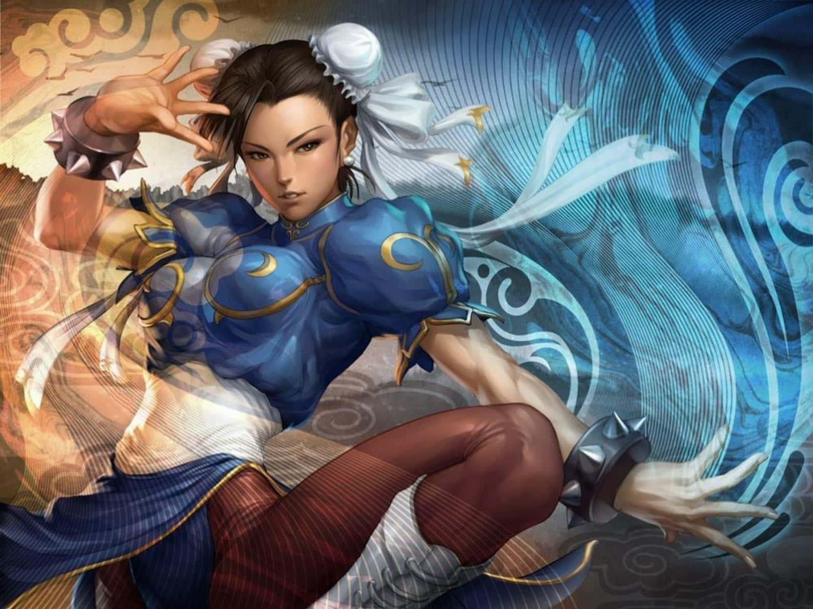 Street Fighter Chun Li Powerful Pose Wallpaper