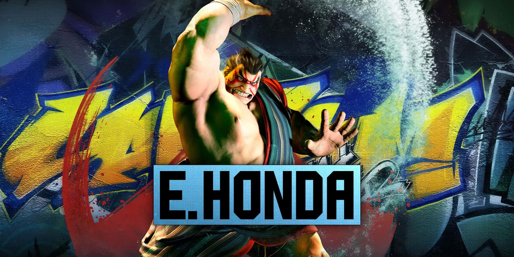 Street Fighter E Honda Action Pose Wallpaper