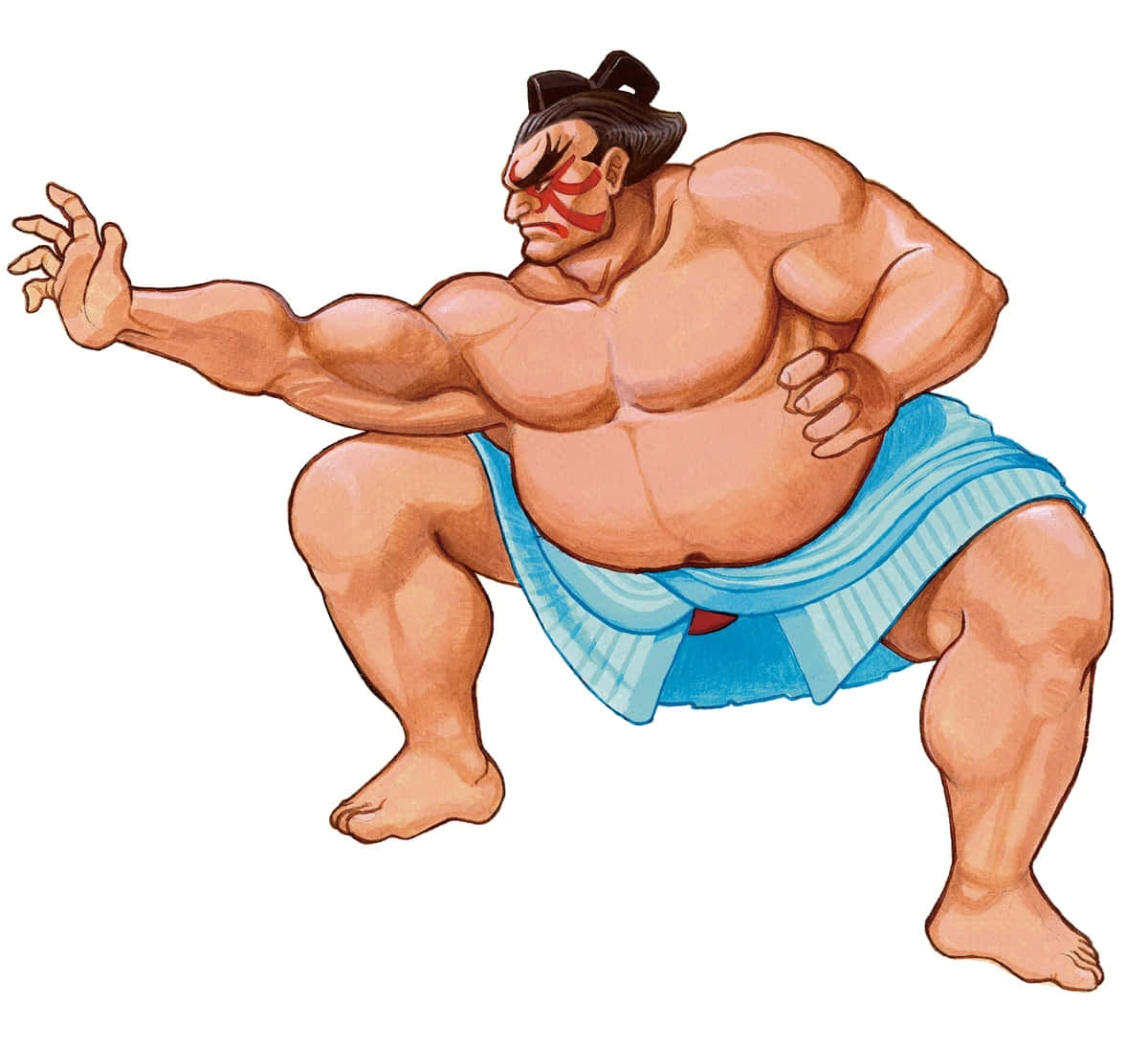 Street Fighter E Honda Character Art Wallpaper