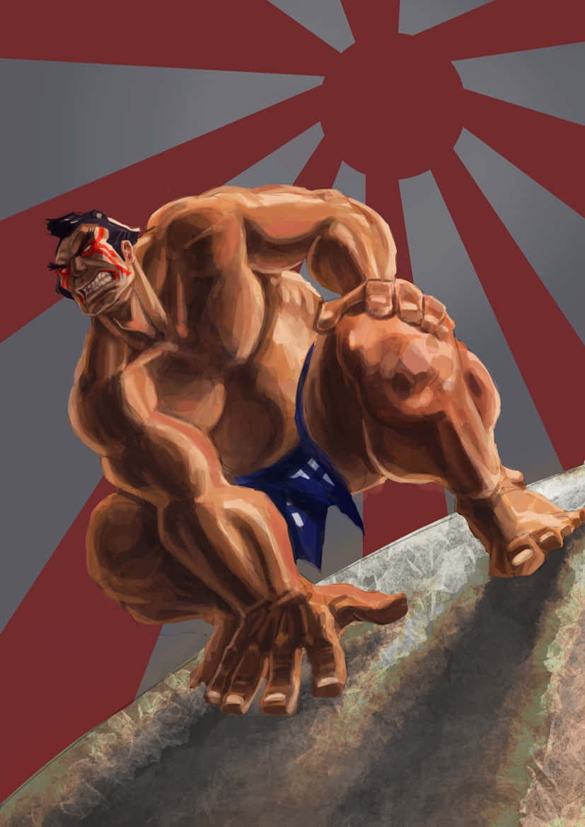 Street Fighter E Honda Power Stance Wallpaper