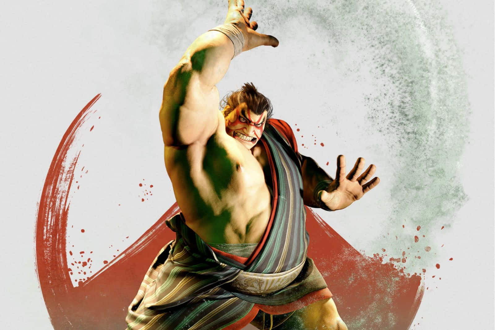 Street Fighter E Honda Powerful Pose Wallpaper