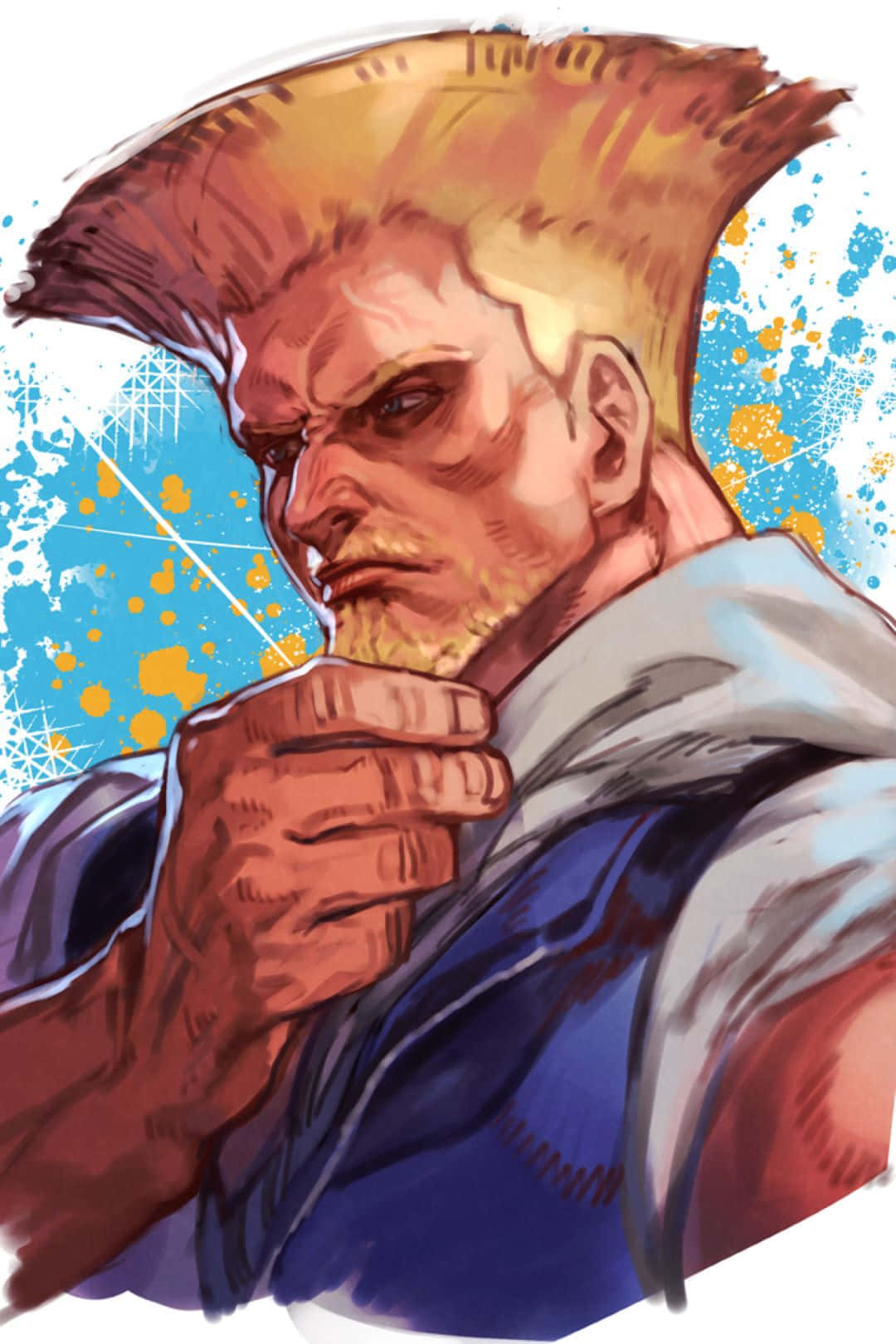 Street Fighter Guile Portrait Wallpaper