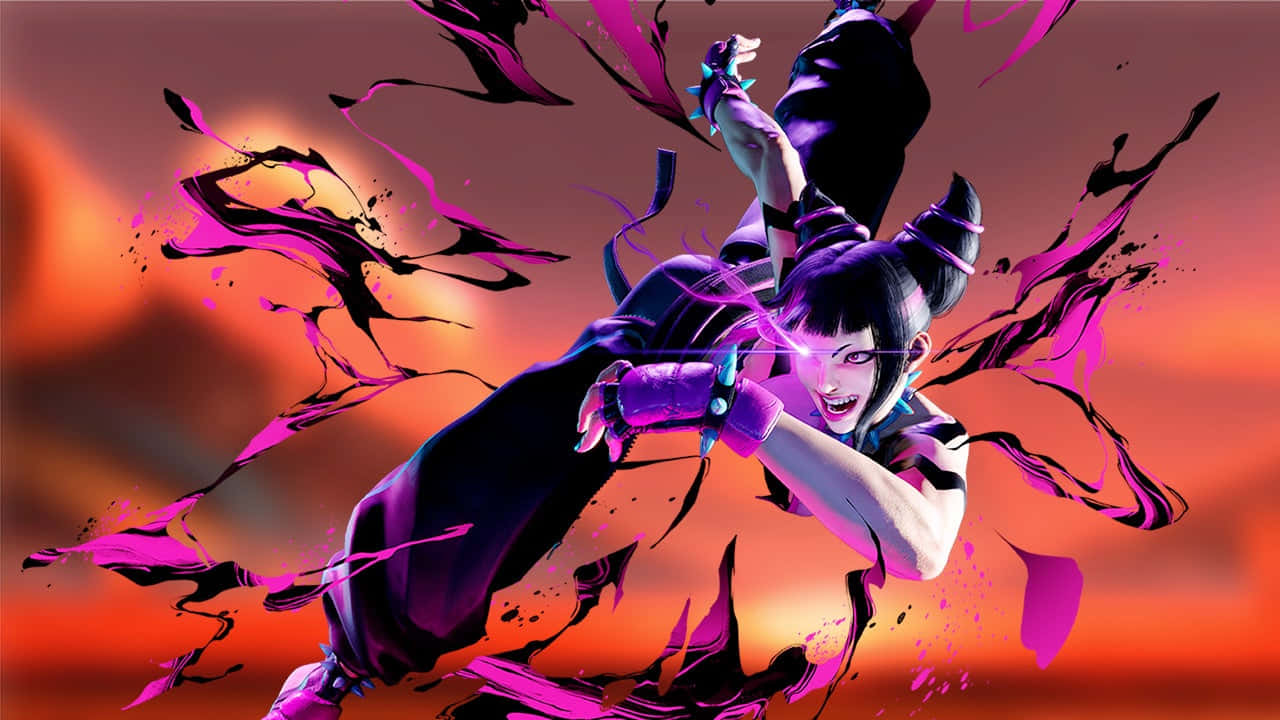 Street Fighter Juri Feng Shui Engine Activation Wallpaper