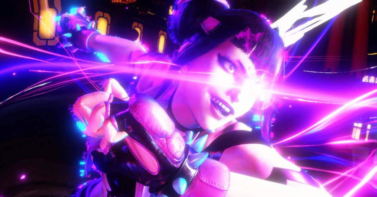 Street Fighter Juri Special Move Wallpaper