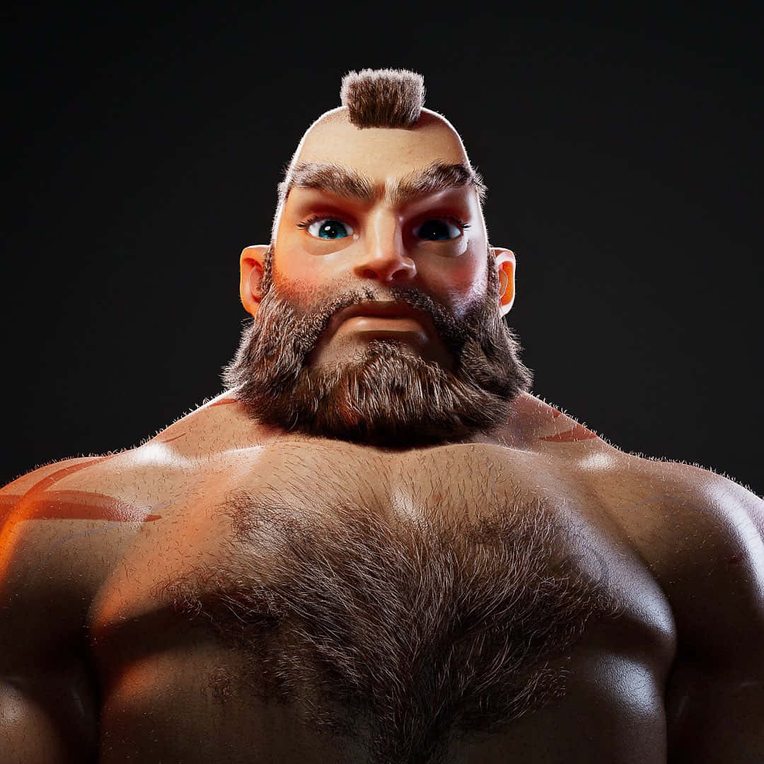 Street Fighter Zangief Close Up Wallpaper