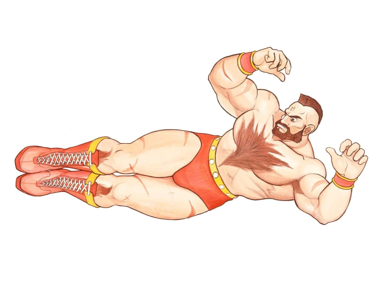 Street Fighter Zangief Pose Wallpaper