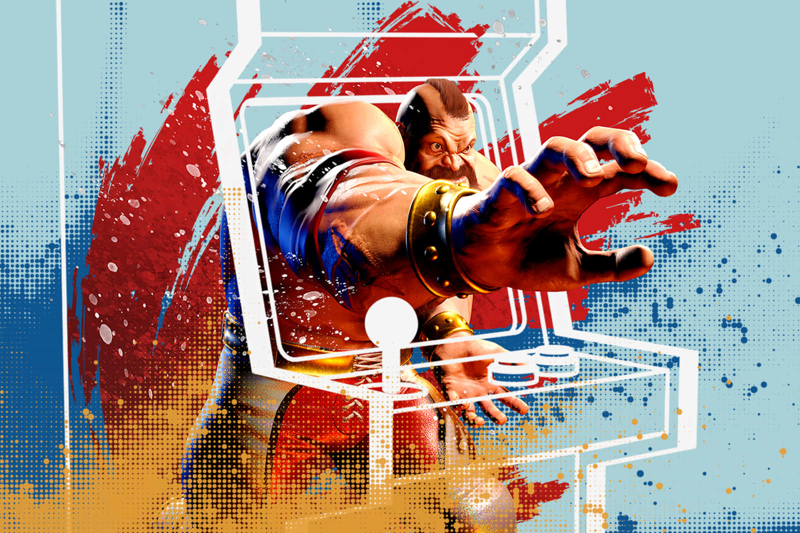 Street Fighter Zangief Power Move Wallpaper