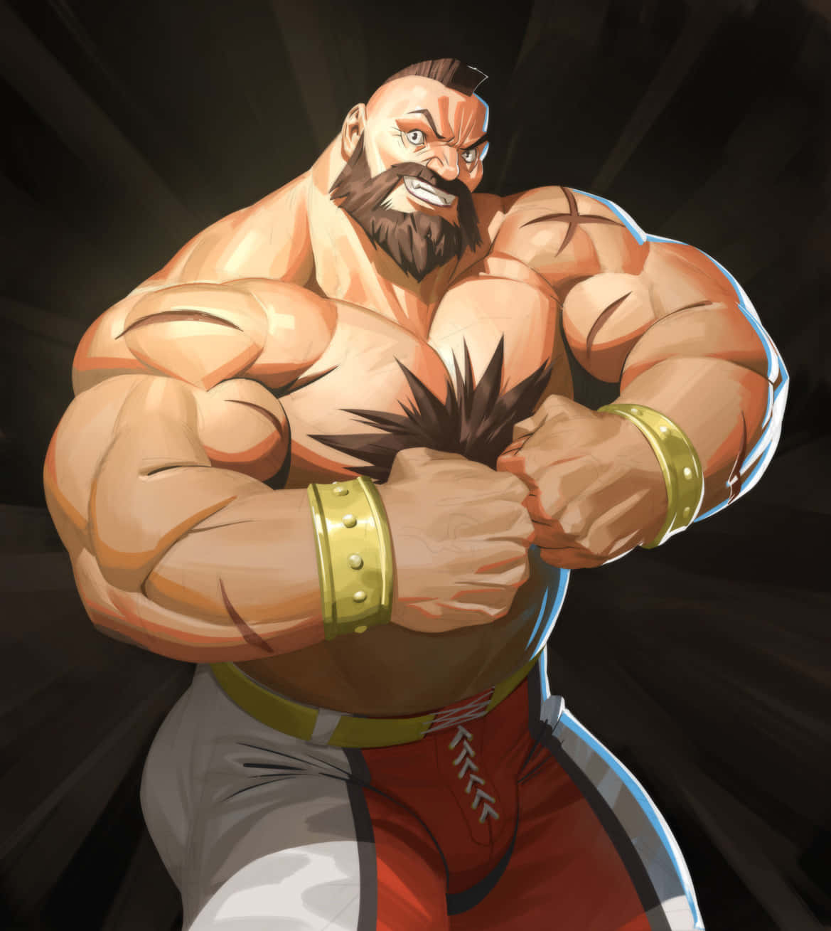 Street Fighter Zangief Power Pose Wallpaper