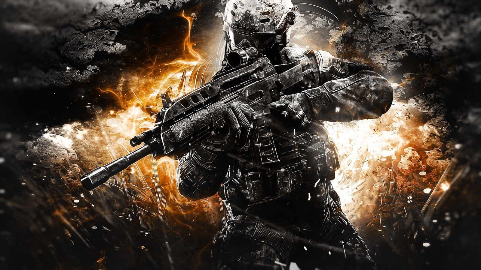 Strike Fear In Your Enemies With Call Of Duty Black Ops Wallpaper