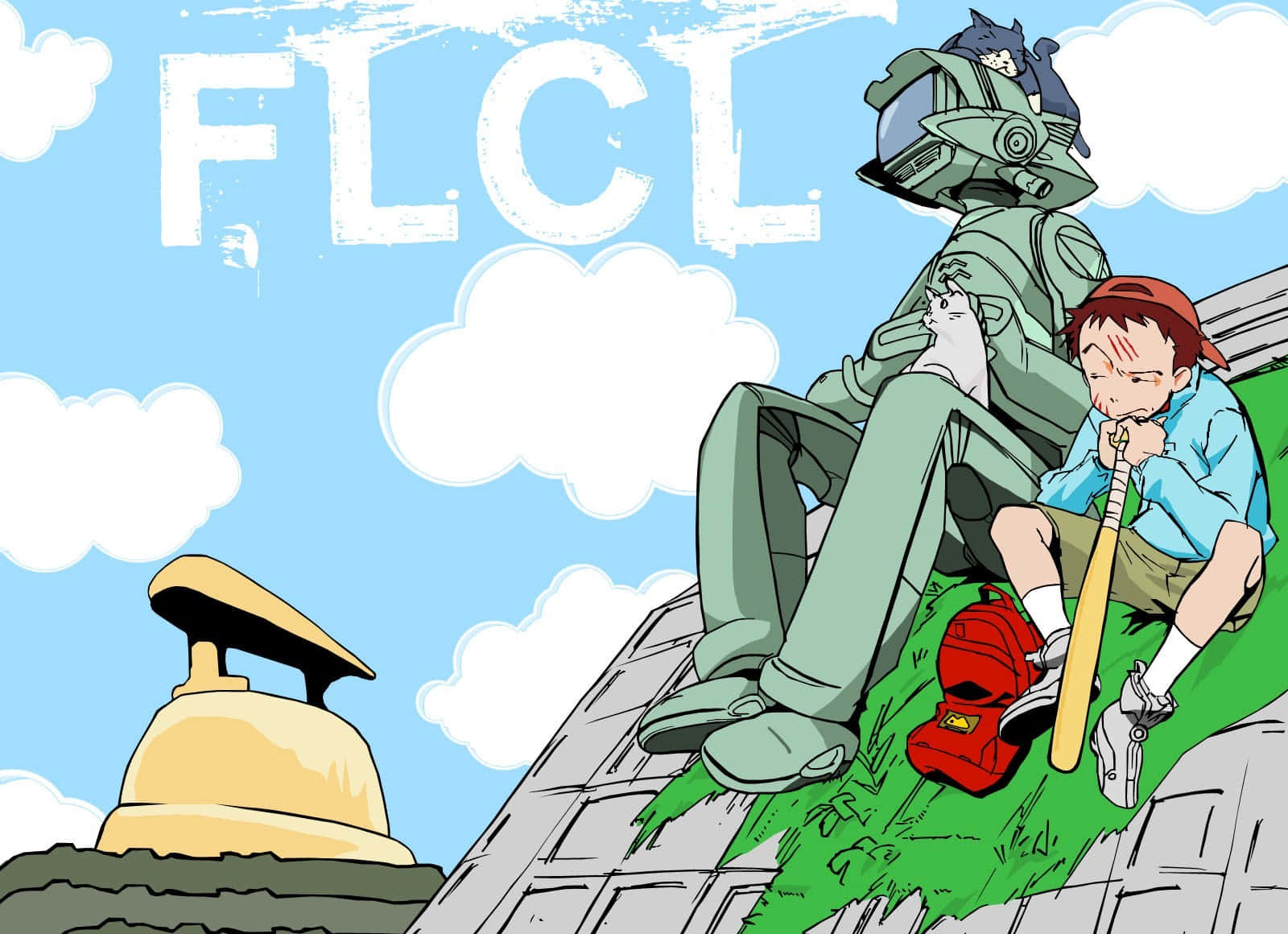 Striking Artwork Of Canti From Flcl Wallpaper