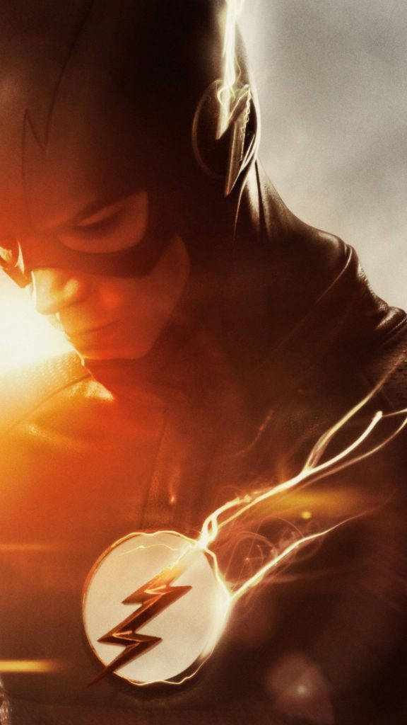 Striking The Flash Art Iphone Wallpaper