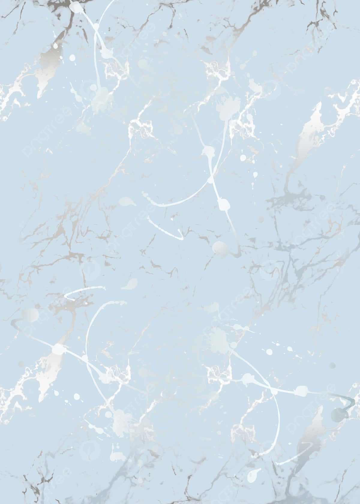 Strikingly Simple Blue And Silver Abstract Wallpaper