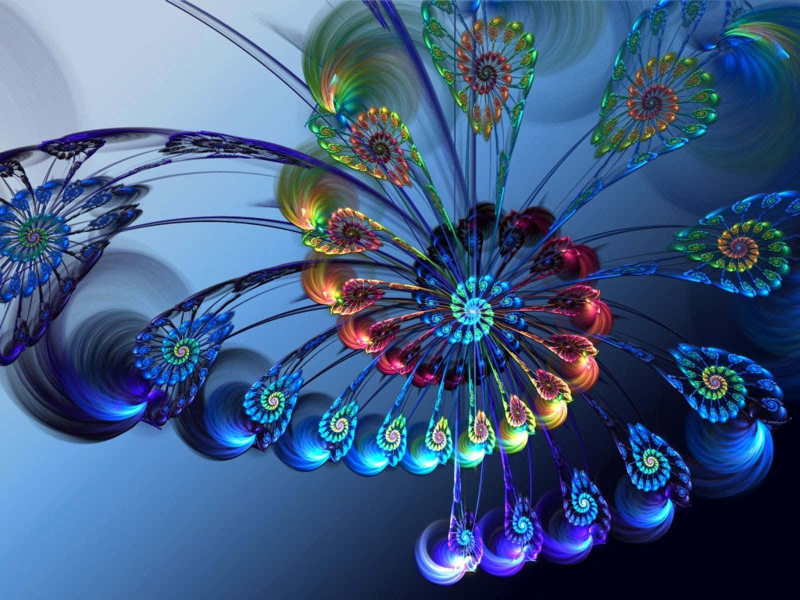 Stunning 3d Flower Art Wallpaper