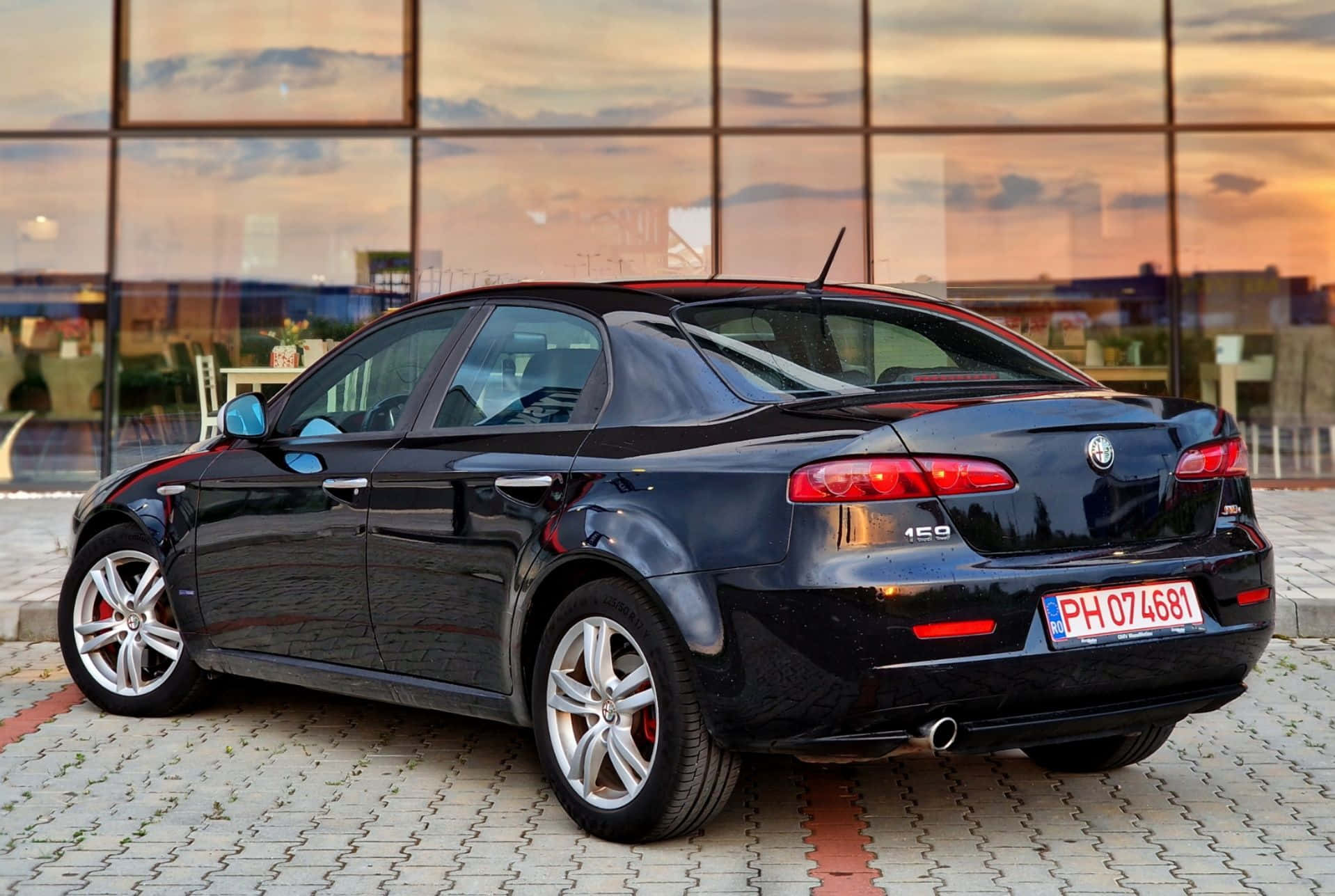 Stunning Alfa Romeo 159 On The Open Road Wallpaper