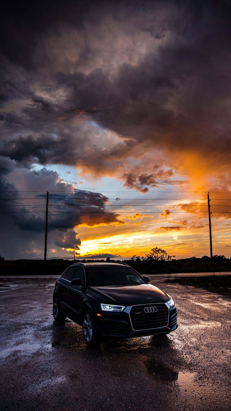 Stunning Audi Q5 On The Road Wallpaper