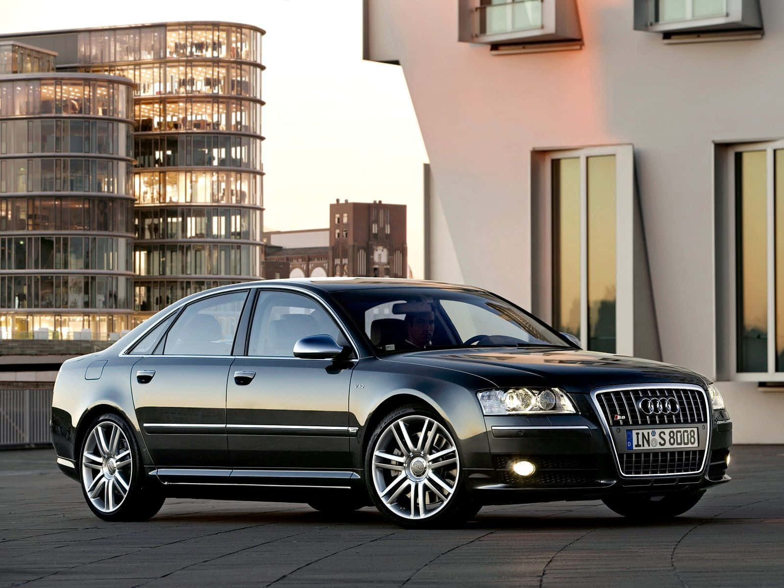 Stunning Audi S8 In Motion Wallpaper