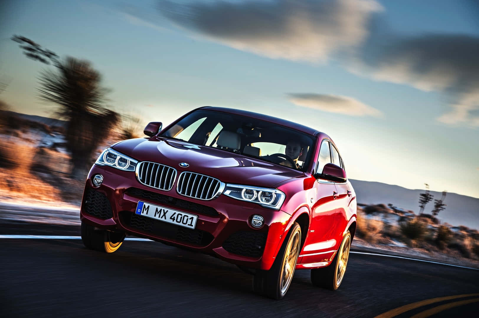 Stunning Bmw X4 In Motion Wallpaper