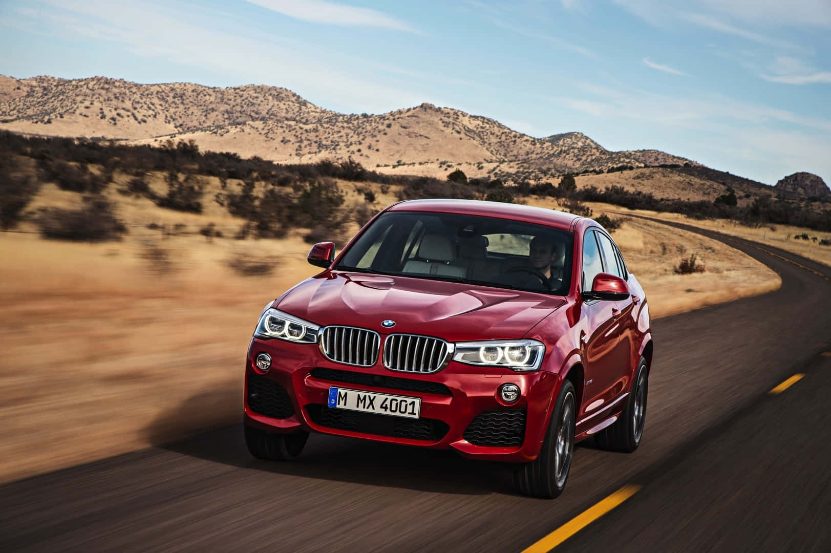 Stunning Bmw X4 In Motion Wallpaper