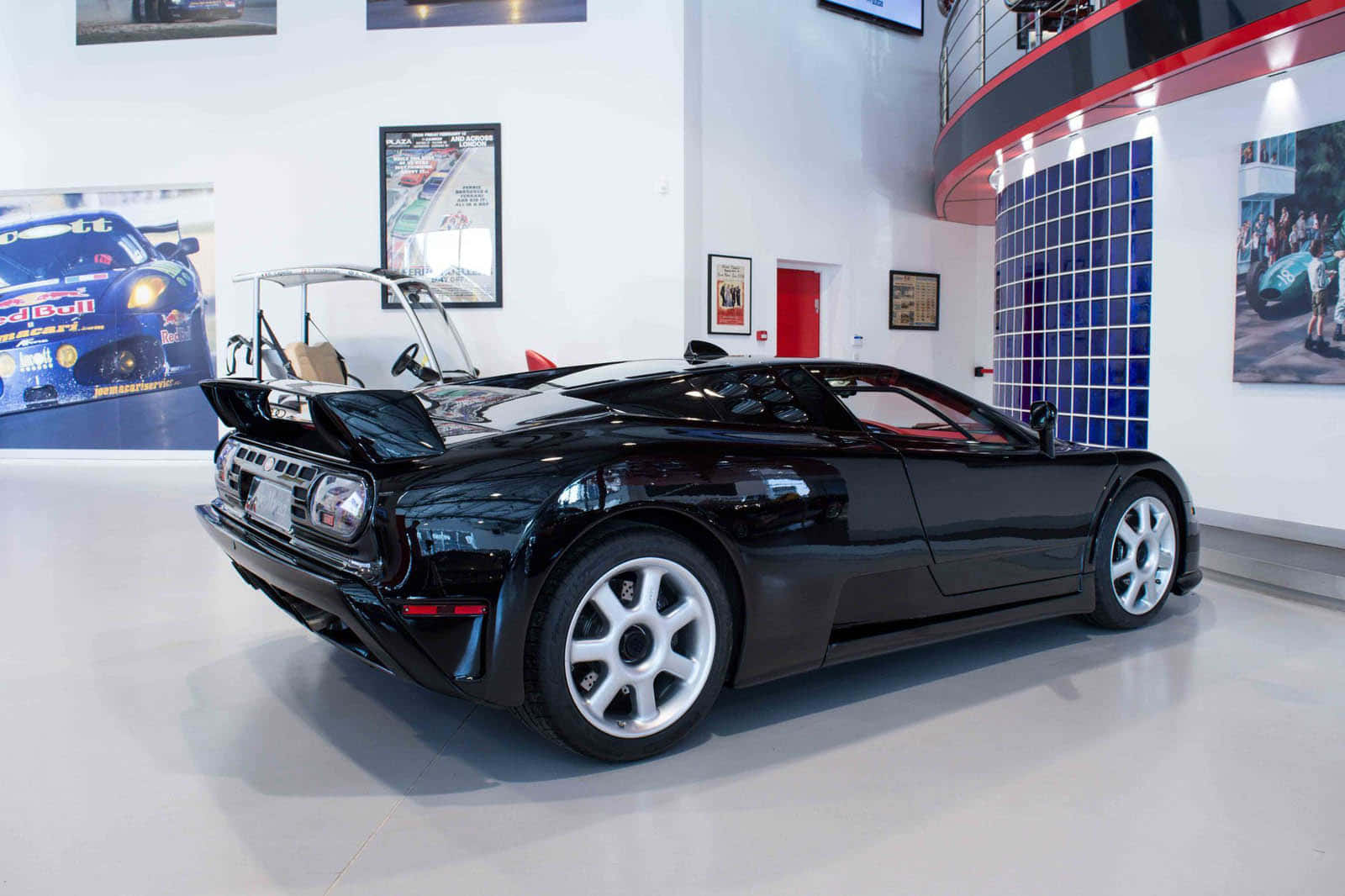 Stunning Bugatti Eb110 In Picturesque Surroundings Wallpaper