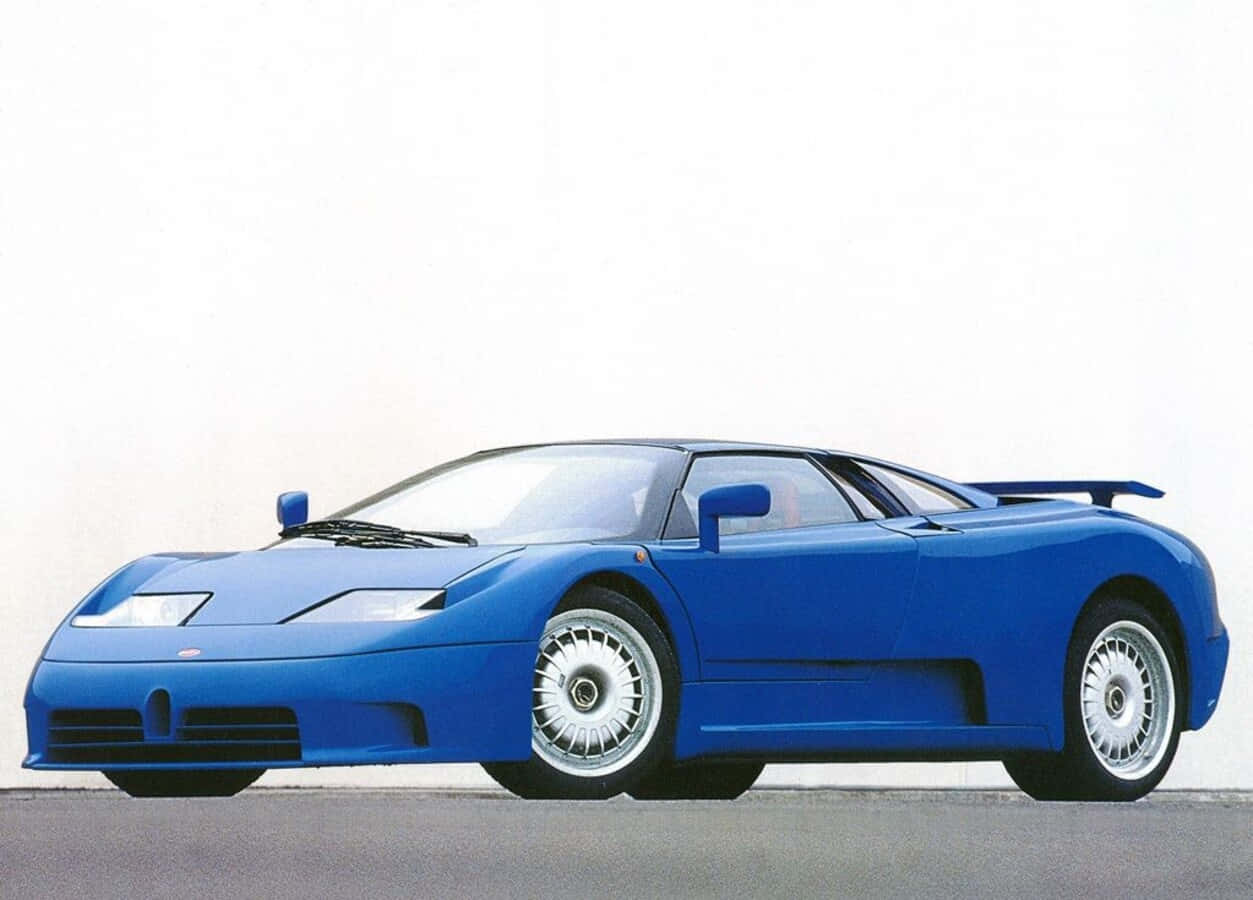 Stunning Bugatti Eb110 Supercar On Display Wallpaper