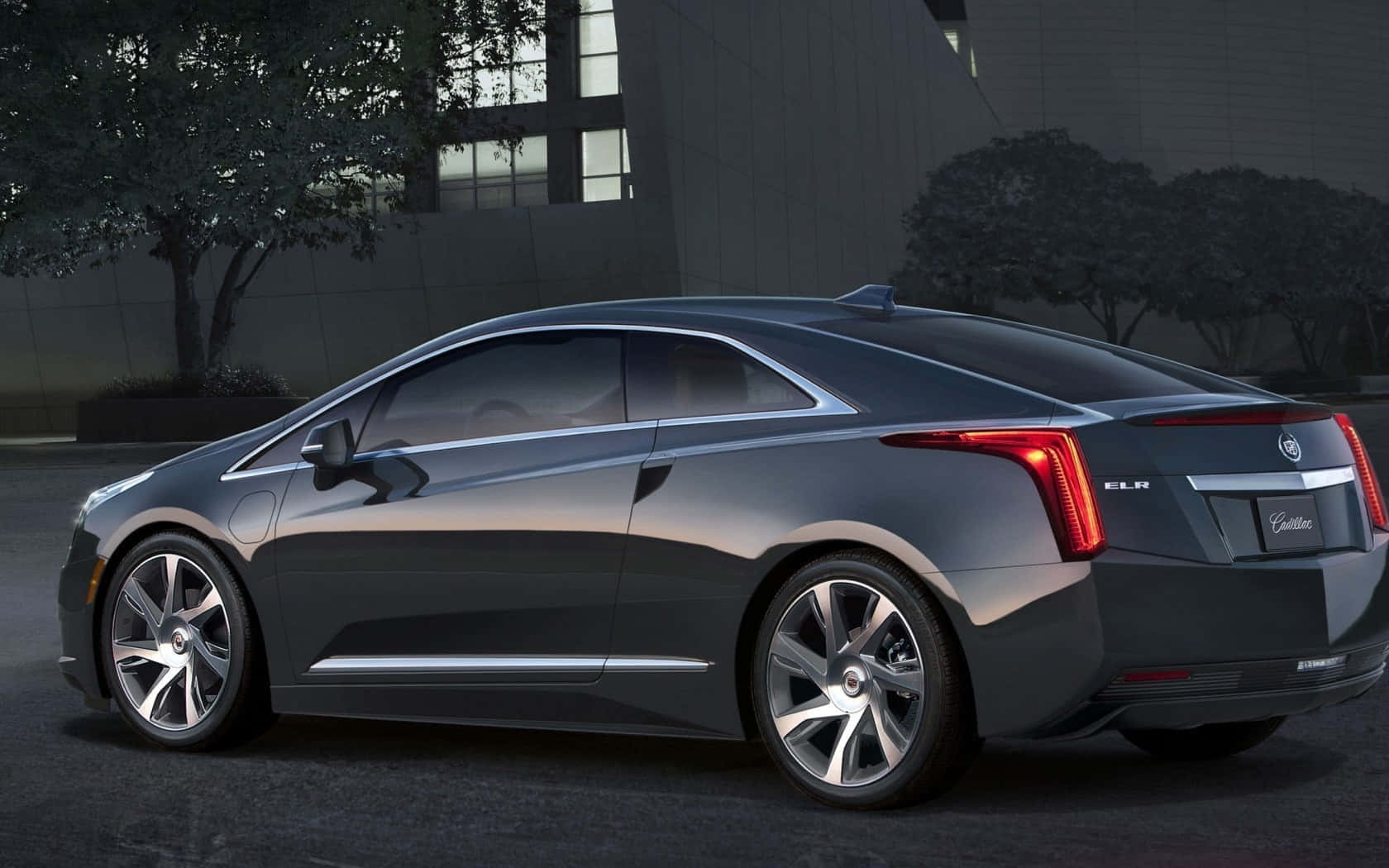 Stunning Cadillac Elr On The Road Wallpaper