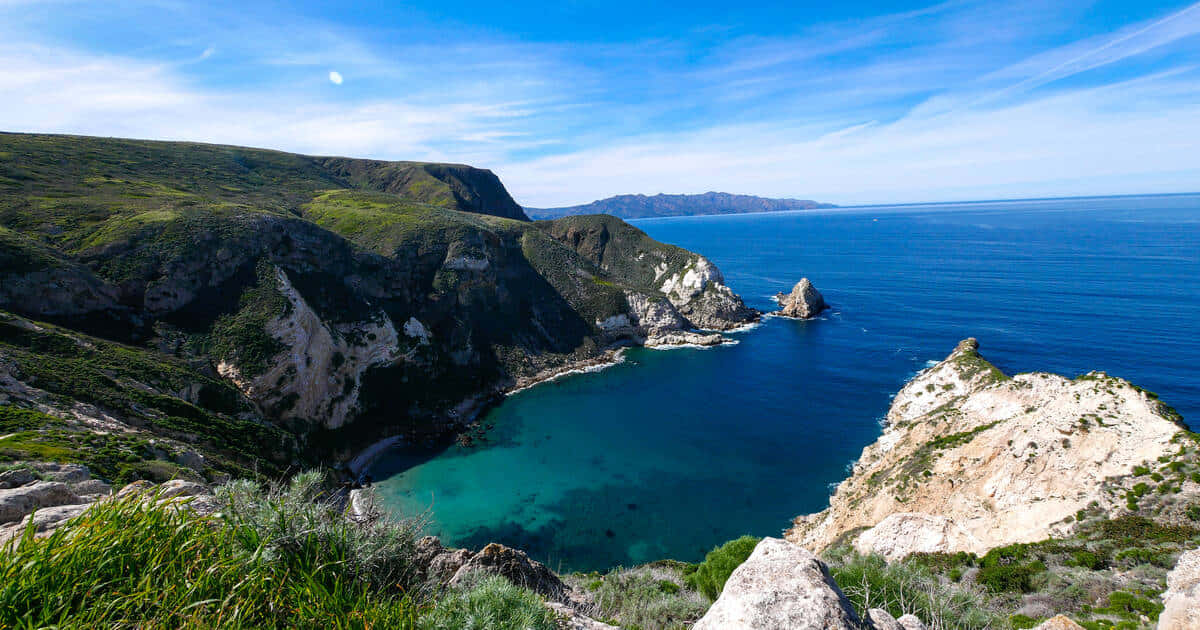 Stunning California Island Coastline Wallpaper