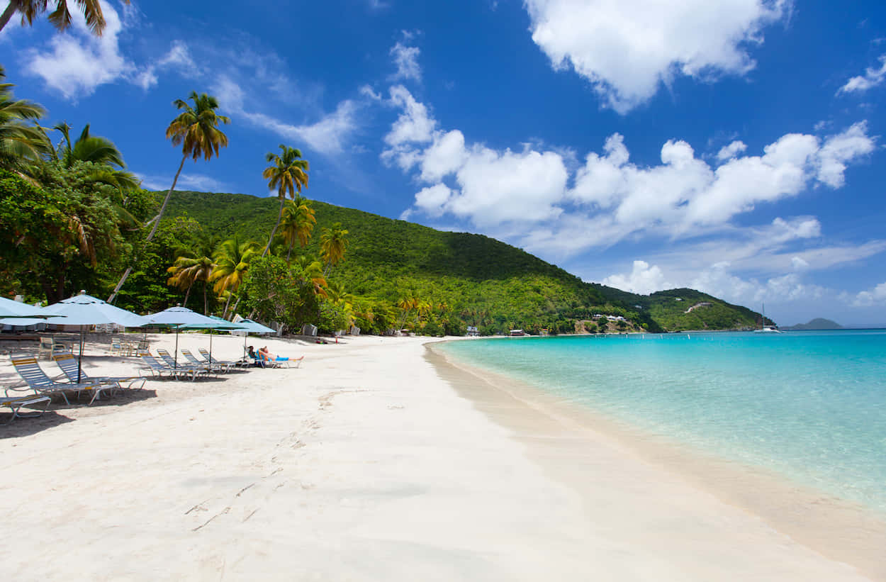 Stunning Caribbean Island Beach Wallpaper