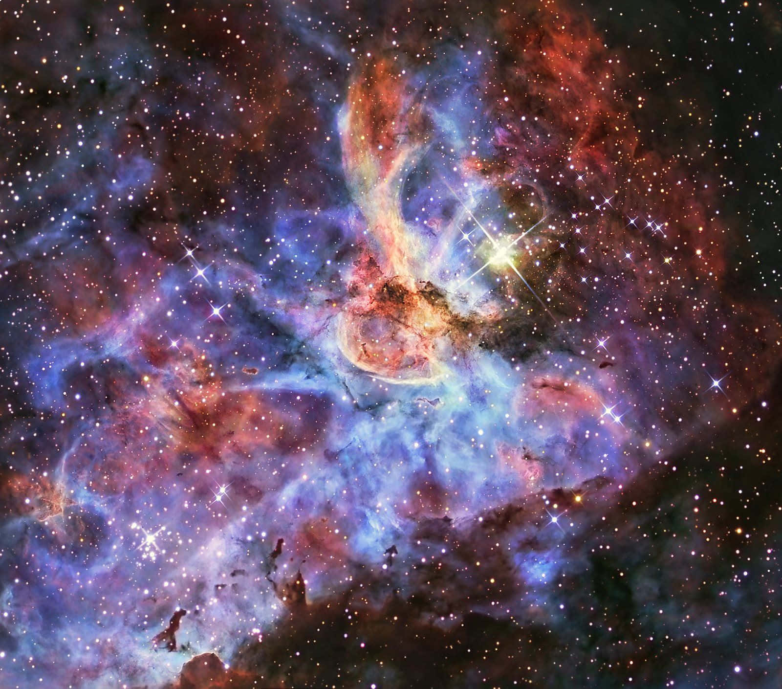 Stunning Carina Nebula In High Resolution Wallpaper