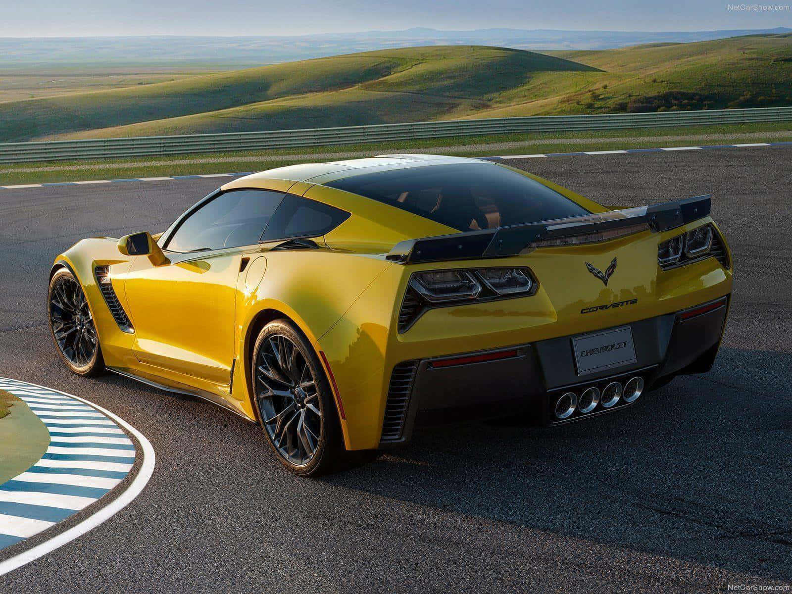 Stunning Chevrolet Corvette Z06 Unleashed Wallpaper