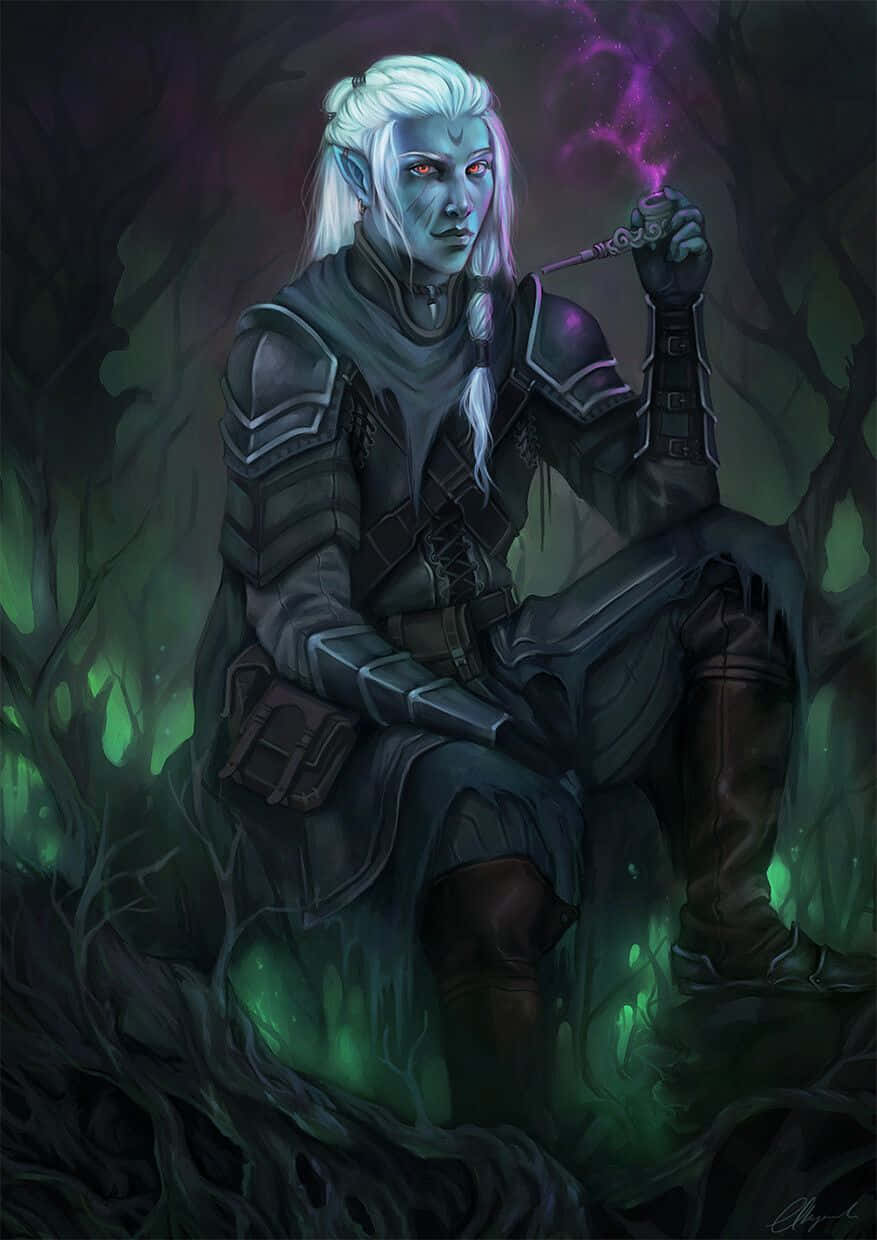 Stunning Drow Ranger Portrait Wallpaper