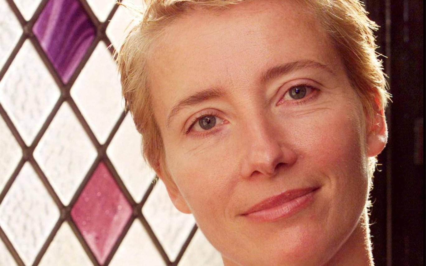 Stunning Emma Thompson Face Wallpaper