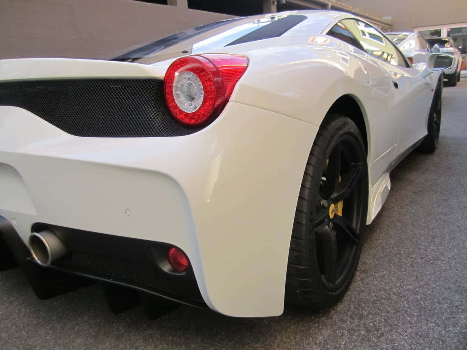 Stunning Ferrari 458 Speciale In Action Wallpaper